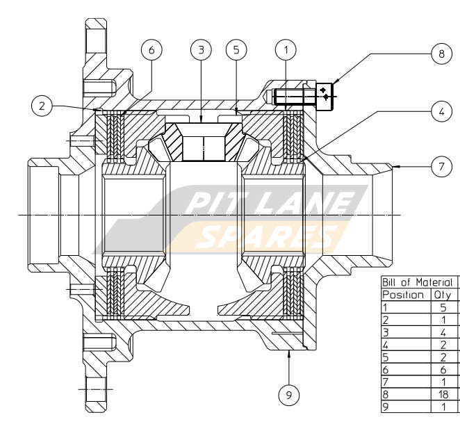 DGCN-212 DIFF ASSY